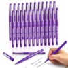 Bornerwhite 24 Pcs Purple Felt Tip Pens 0.7mm Medium Point Felt Tip Markers Pens for Journaling Writing Note Taking Planner Drawing School Office and Art Supplies for Teachers Students