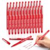 Bornerwhite 24 Pcs Red Felt Tip Pens 0.7mm Medium Point Felt Tip Markers Pens for Journaling Writing Note Taking Planner Drawing School Office and Art Supplies for Teachers Students
