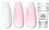 Born Pretty Jelly Soft Pink White Gel Polish & Nail Stamper for French Tip
