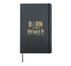 Born To Rewild - Funny Earth Day Environment Climate Change Hardcover Journal, Black