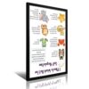Borsxtzy Self Regulation Workout For Kids Aluminum Picture Frames with Tempered Glass Acrylic Ready to Hang Poster with Removable Mat for Living Room Bedroom Office Black-style12x16inchs(30x40cm)