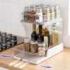 Bosenix Spice Rack, Countertop Shelf Organizer, 2 Tier Kitchen Organizer
