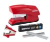 Bostitch Office Heavy Duty 40 Sheet with 1250 Staples and Staple Remover, No Jam Desktop Stapler, School Bulletin Boards, Office & Classroom, Red (B175-RED-VP)