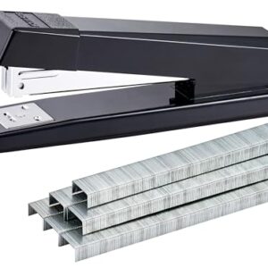 Bostitch Office Stapler, No-Jam Premium for Desktop, Includes 1,250 Staples, Full-Strip, 25 Sheet Capacity, Black
