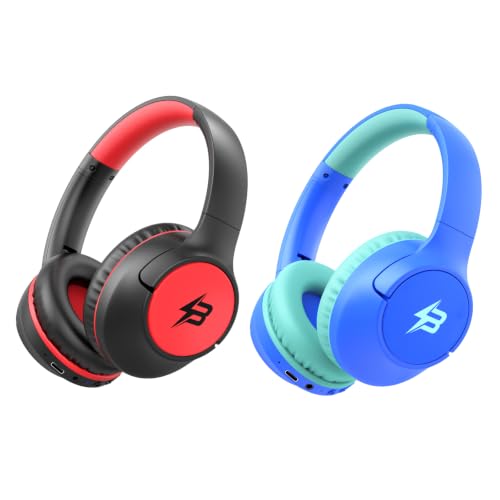 Botesty Sound Kids Bluetooth Headphones with 85H Playtime, Safe Volume 85/94dB Wireless Headphones for Kids, Bluetooth 5.4 Over-Ear Toddler Headset with Built-in Mic for Tablet/Airplane/School