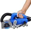 BoTongSiHai Electric Grout Removal Tool, 1200W Tile Joint Cleaning Machine with Dust Collection System, 9000 RPM Grout Cleaner for Floor & Wall Tile Regrouting, Includes Diamond Blades (220V, 2.2mm)