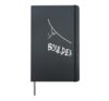 Boulder Shirt Boulderhalle Boulder Grips Gift Bouldering Hardcover Journal, Black