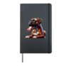 Boxer Design Boxer Dog Boxer Hardcover Journal, Black