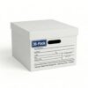 BOX USA File Boxes with Lids and Handles (36-Pack) - File Storage Boxes for Office Supplies, Book Storage, Moving, and Packaging, Fits Letter and Legal Paper, Removable Lid