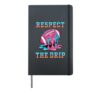 Boys Journals Age 10-12 8-10 Football Drip Player Gifts Kids Hardcover Journal, Black