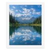 Bozfoxa Paint by Numbers Kit for Adults Beginner Blue Glass Lake