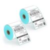 BPXX Shipping Label Printer Paper - Thermal Labels for 4x6 Shipping Label Printer, Thermal Labels Print Clearly, Strong Adhesive, Easy to Peel Backing Paper, 500 Labels/Roll, 2 Roll