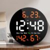 Brauthon 10" Electric Digital Wall Clock with Large LED Display