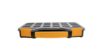 Brüder Mannesmann M41556 Small Parts Magazine 327 x 258 x 47 mm 18 Variable Compartments Transparent Lid with Soft Handle for Screws, Dowels and Small Parts in Workshop and Household