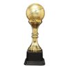 BreezeTrading Basketball Award Trophy PP Basketball Trophy Cup Smooth Edges Gold Plating Lightweight Decorative Base Suitable for Kids Adults Birthday Party, 33cm