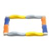BreezeTrading Colorful Balance Stepping Stones, Educational Toy, Rainbow Obstacle Course for Children, Coordination and Stability, 8Pcs A