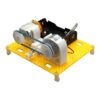 BreezeTrading Electric Motor Model DIY Motor Generator Kit Science Experiment Physics Learning Toy with LED Bulb Constructed of PP and Metal Components Suitable