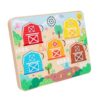 BreezeTrading Shape Matching Board Wooden Animal Puzzle Sound Learning Game Color Matching Block Educational Recognition Suitable for Classroom