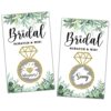 Bridal Shower Scratch off Game Cards, Neutral Greenery Bridal Raffle Lottery Tickets, Eucalyptus Scratch off Game for Wedding, Engagement/Bachelorette Party Supplies Decorations (50 Pack)-08