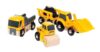 BRIO Construction Vehicles - Premium Wooden Toy Train Set | Fun and Educational | Easy Magnetic Couplings | FSC Certified Wood | Ideal Christmas or Birthday Gift