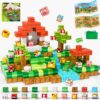BRISTLIX 200 PCS 0.8in Magnetic Blocks - Magnet Toys for Kids, Magnetic Building Blocks Cubes, Stacking Magnets, STEM Toys Birthday Gifts for Boys and Girls Age 3+ (Theme: Farm Animals)