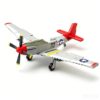 BrixVibe WW2 Fighter Building Set, P-51D Mustang Military Plane Model with Display Stand, Gift for History & Collectors Enthusiasts - 580PCS