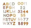Brooklyn Neutral Silicone Magnetic Letters and Numbers- 46 Piece Play Set. Number and Letter Magnets for Whiteboard, Refridgerator or Classroom