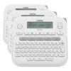 Brother P-Touch PTD220 Home/Office Everyday Label Maker | Prints TZe Label Tapes up to ~1/2 inch White (Pack of 3)