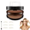 Browfi Brow Stamp, with 3 Shapes, Eyebrows in 5 Seconds, Semi-Permanent Tattoo Stencil for Quick Fill and Shape with Precise Application (02#)