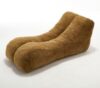 Brown Bean Bag Chair 59 Inch Foam Filled Adult Sofa