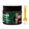 Brown Leather Filler & Repair Cream, Leather Scratch & Damage Repair Filler, 45ml Pro Furniture Touch up Paste & Scratch Eraser (1 Pcs)