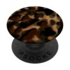 Brown Tortoise Shell Pattern - Caramel Tortoiseshell PopSockets Adhesive PopGrip