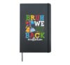 Bruh We Back Custodian Back to School 2026 Hardcover Journal, Black