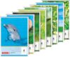 Brunnen 1041924 School Notepad A5 Line Style 4 Pack 50 Sheets Lined Kopfverleimt)