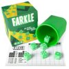 Brybelly Farkle: The Family Dice Game | Fun Dice Game for Game Nights | 1 Cup & Dice | 1 Player Game Only