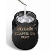 Brynelle 3D Nail Art Gel Paint 15g – Clear Sculpting Gel for Chrome Nail Powder, Non-Flowing Formula for Lines & 3D Effects, Salon Quality at Home