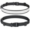 BSEEN LED Running Waist Belt - USB Rechargeable Reflective Glowing LED Waistband, Flashing Safety Light Belt for Runners, Joggers, Walkers, Pet Owners, Cyclists (RGB-L(110cm))