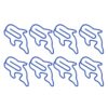 BTSEURY 100 Cute Shaped Paper Clips Set, Lightweight Metal Decorative Paperclip for Office School (Dolphin)