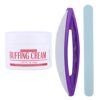 BTSEURY Nail Polish Nail Manicure Tool Kit, Art Buffing Cream, Brush Buffer Varnish Polish + Polishing Strip Art S