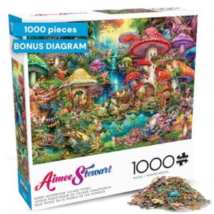 Buffalo Games - Aimee Stewart Merry Mushroom - 1000 Piece Puzzle for Adults