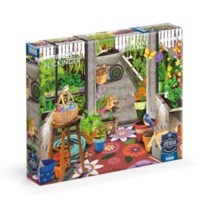 Buffalo Games Tracy Flickenger, Garden Shed, 1000 Piece Puzzle for Adults