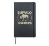 Buffalo Soldiers History 1866 Black Cavalry Heritage Design Hardcover Journal, Black