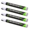 BUGUUYO 4pcs Black Paint Marker Pens for Granite Tombstones with Fine Tip, Quick Dry and Weatherproof Durability, for Cemetery and Monument Restoration