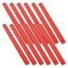 BUGUUYO Octagonal Carpenter Pencils Wood Marking Pencils with Hb Black Lead and Integrated Scale 48pcs Bright Red Body Prevents Roll on Rough Surfaces for Construction and Carpentry
