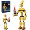 BUILDIFY MSTK3K Tom Servo & Crow T Robot Block Set, 2 in 1 Mystery Science Theater Edition Core Character Toys, Home Decor Collectible for Fans, 6+ Birthday Christmas for Boys and Girls (346 PCS)