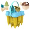 Building Kit - Beach Toy Set, Mesh Storage Backpack, Beach Toys