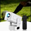 【Built-in Apps & 270° Rotation】Mini Projector with Rotatable & Auto Keystone, 1080P 4K Supported, Portable Outdoor Movie Projector for Bedroom, Compatible with Smartphone/TV Stick/HDMI/USB/Laptop/PS5