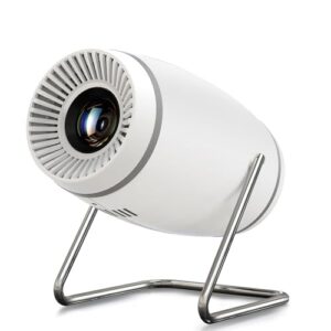 【Built-in APPS】Mini Projector With Wifi And Bluetooth, 1080P 4K Support Portable Projector, Movie Projector for Bedroom, Compatible with Smartphones/TV Stick/iPad/PS5/Laptop/HDMI/USB