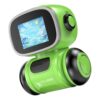 Built-in Print Drawing Robot for Age 3+, Voice Interactive Screen Toy with USB Charging Cable, 3 Paper Rolls, and Family Learning Use