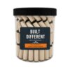 Built Different Men's Motivation Jar with 60 Daily Reminders